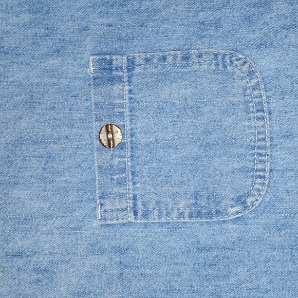 Vintage Denim Maxi Dress - USA Made - Picture 7 of 10